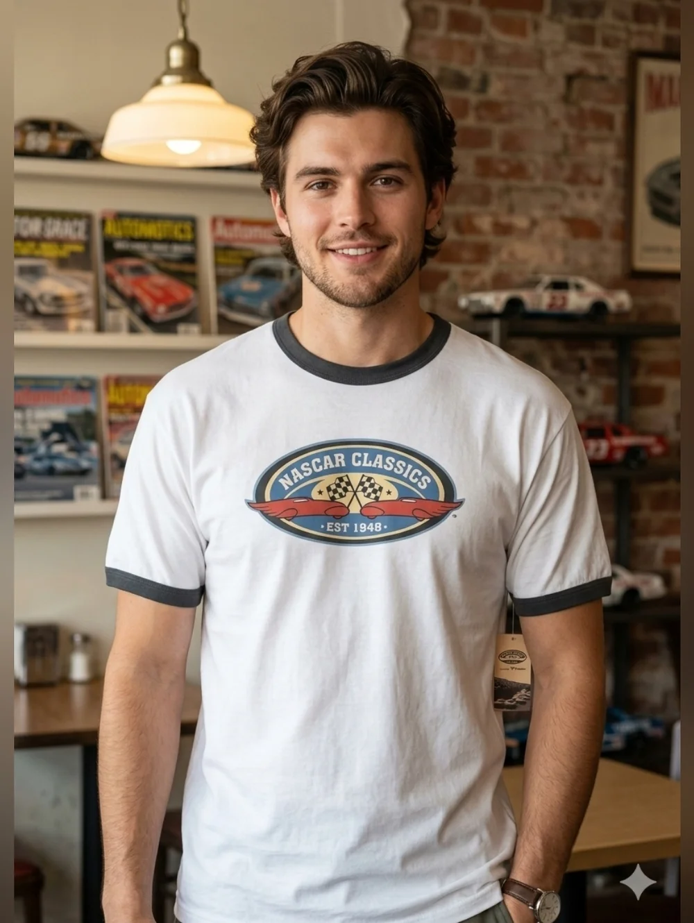 Nascar Classics Fanatics NWT Mens‎ Logo Graphic T Shirt Size XL